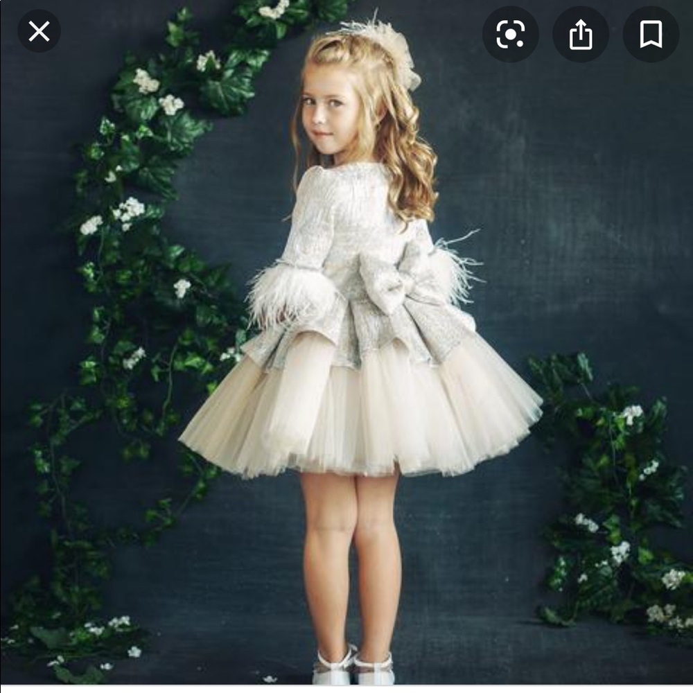 Itty Bitty Toes Elizabeth Jane dress Size 2